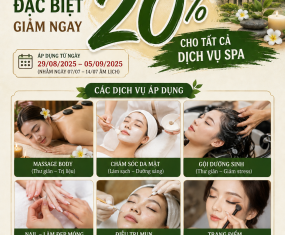 Spa Hiệp Bình - Miu Beauty Spa Khuyến Mãi 20% Tri Ân Đại Lễ 2/9