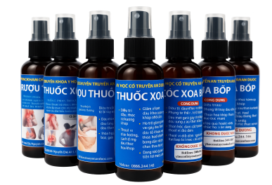 Rượu thuốc xoa bóp gia truyền Thủ Đức | Phòng khám Y học cổ truyền An Dược