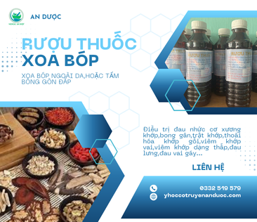 Rượu thuốc xoa bóp gia truyền