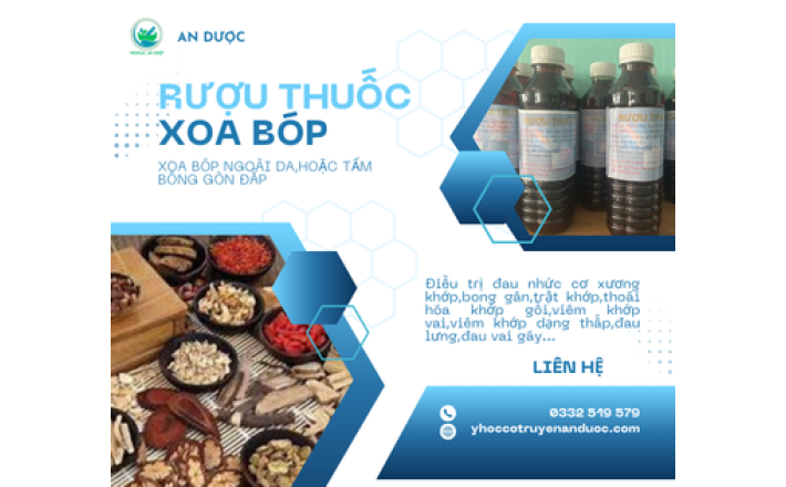 Rượu thuốc xoa bóp gia truyền